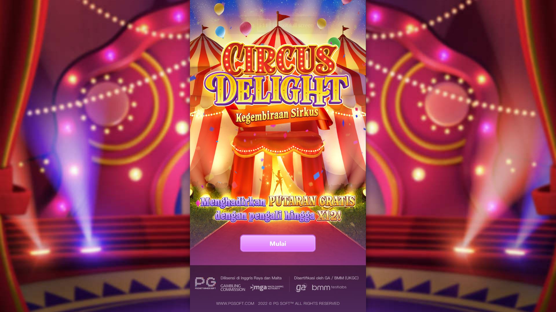 Demo Slot Circus Delight