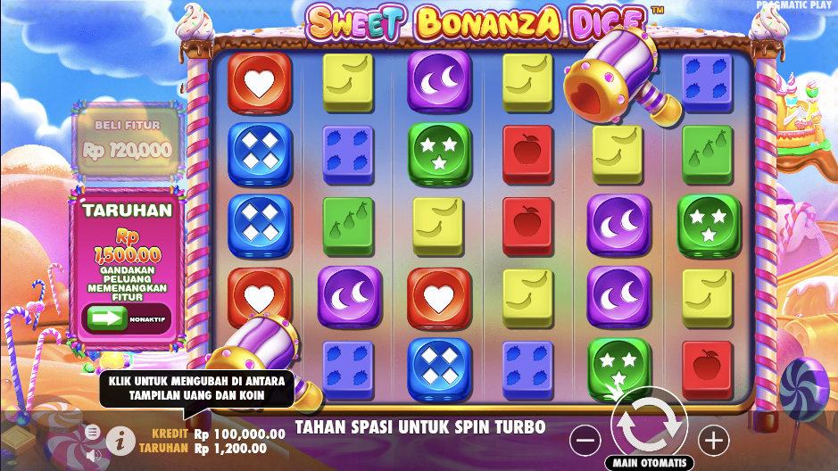 Main Slot Gratis Sweet Bonanza Dice