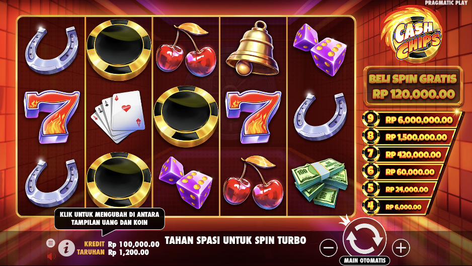 Main Slot Gratis Cash Chips