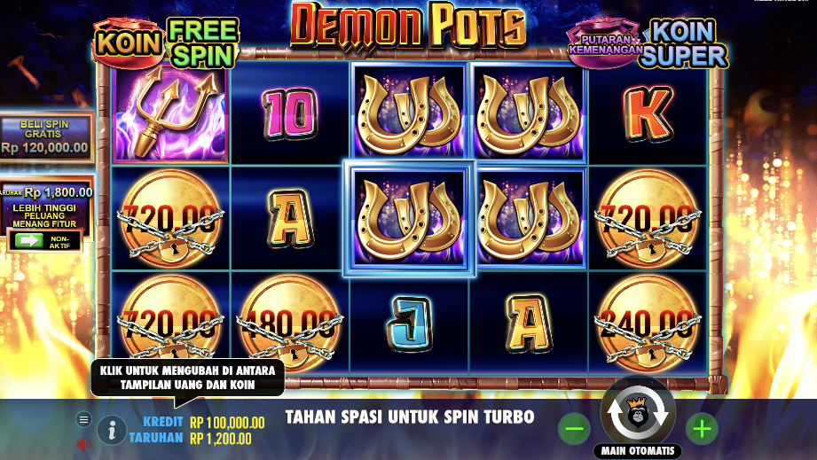 Main Slot Gratis Demon Pots