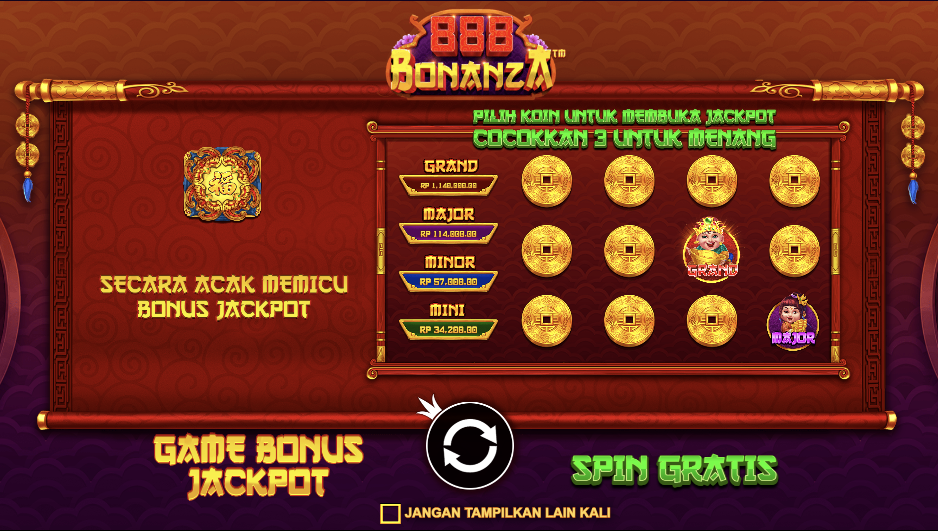 Main Slot Gratis Bonanza 888