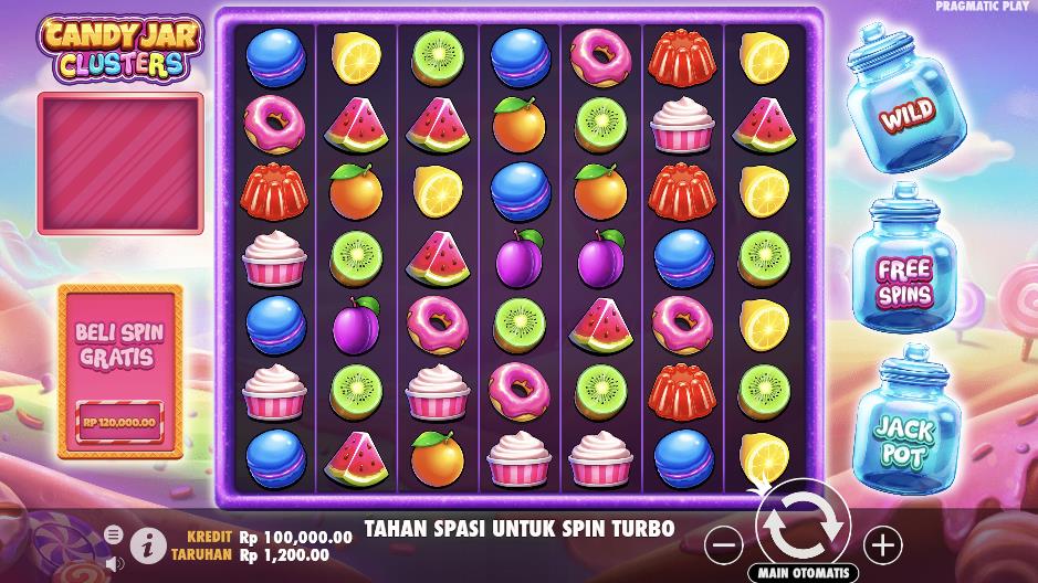 Main Slot Gratis Candy Jar Clusters