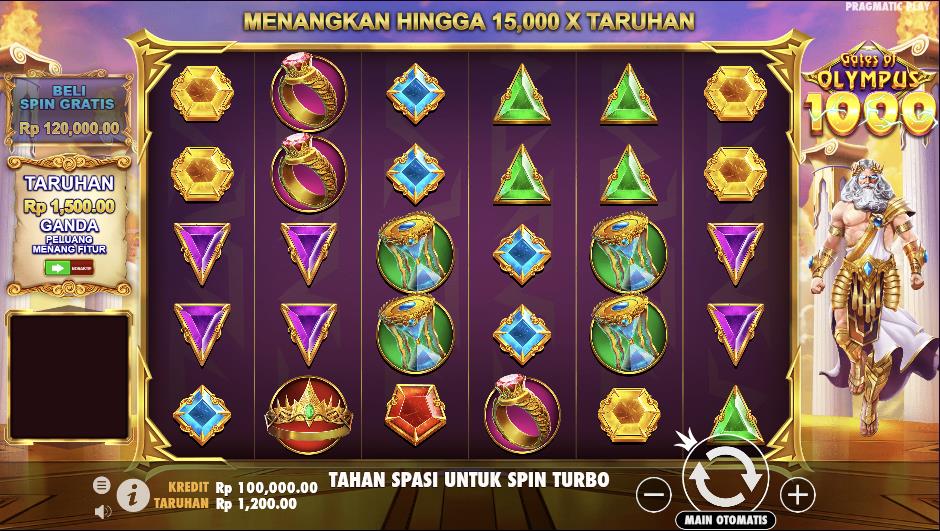 Main Slot Gratis Gates of Olympus 1000