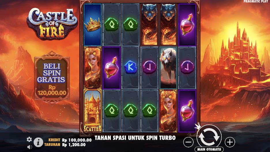 Main Slot Gratis Castle of Fire