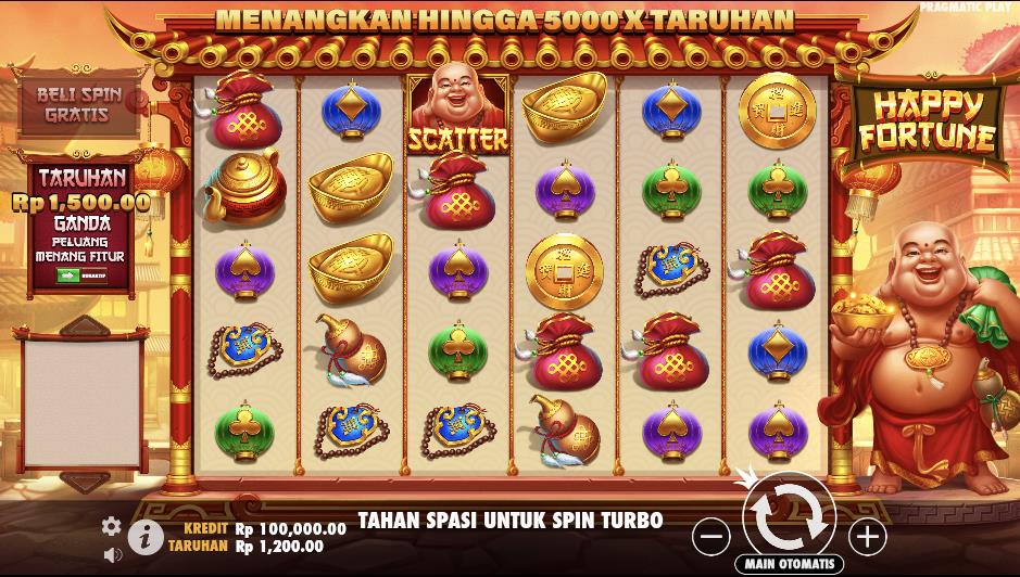 Main Slot Gratis Happy Fortune