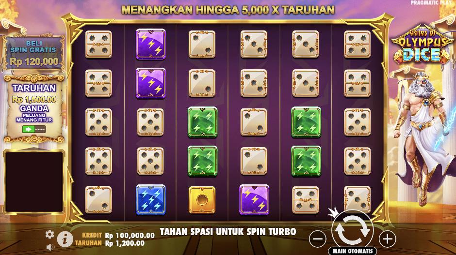 Main Slot Gratis Gates Of Olympus Dice